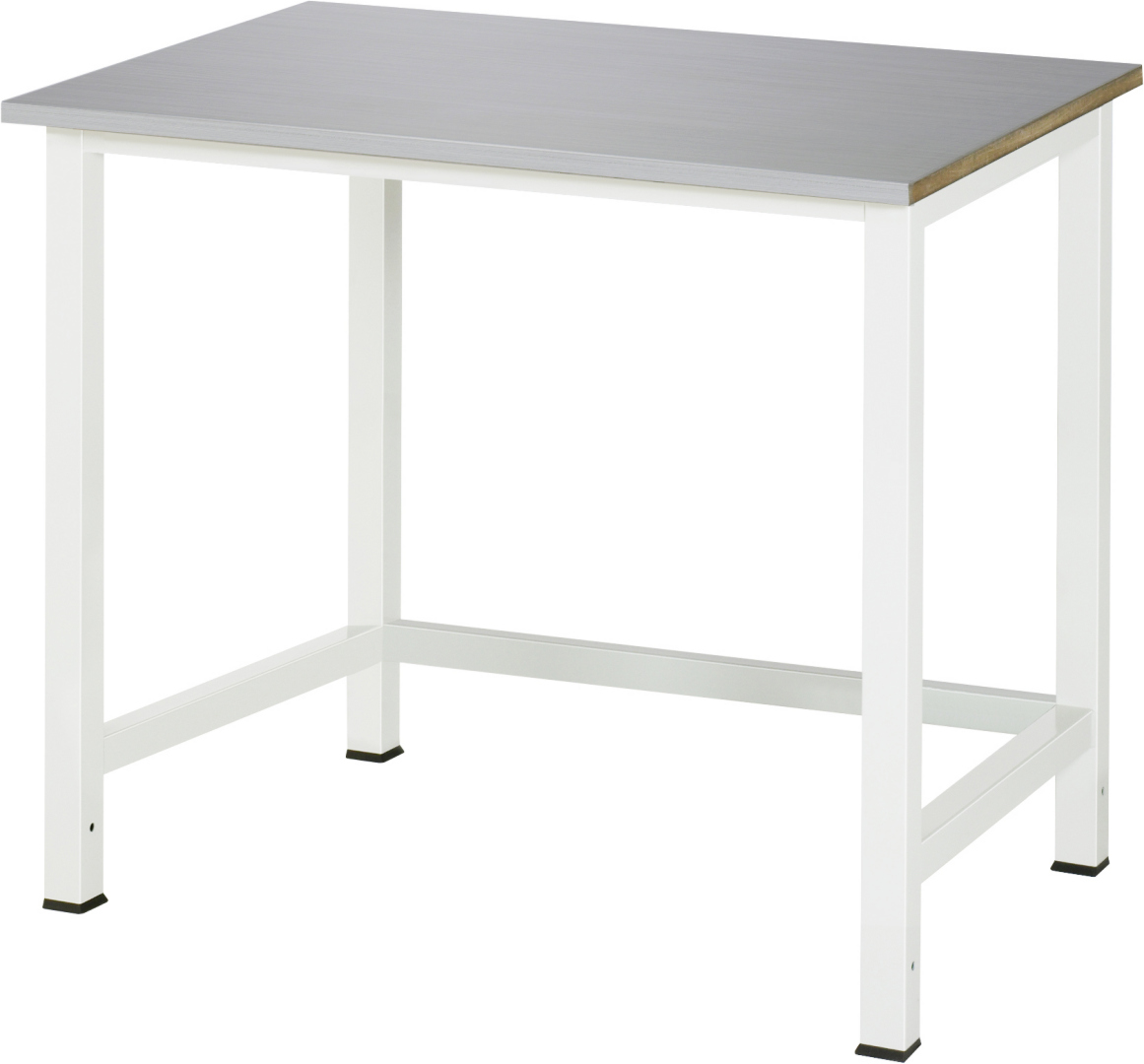 Werktisch mit Edelstahlplatte