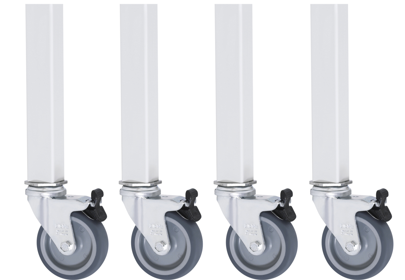 Rollensatz für Grundtisch Serie Jerry (4 Lenkrollen)