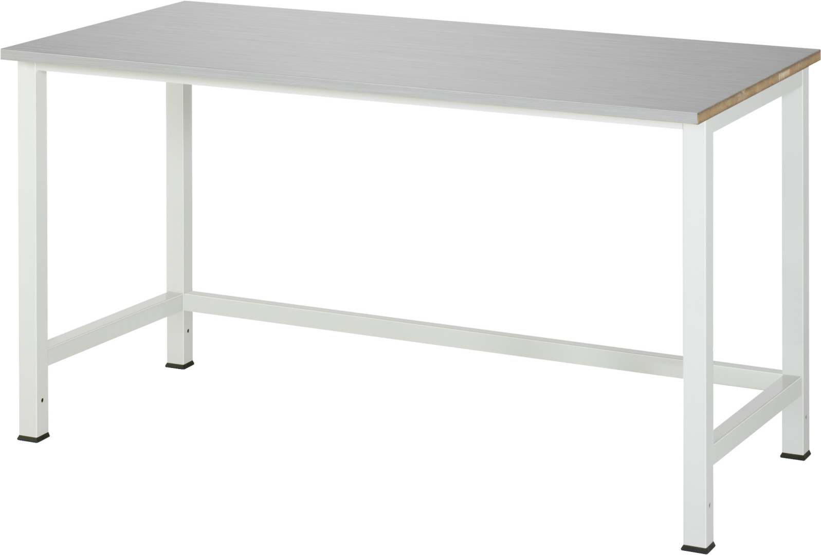 Werktisch mit Edelstahlplatte