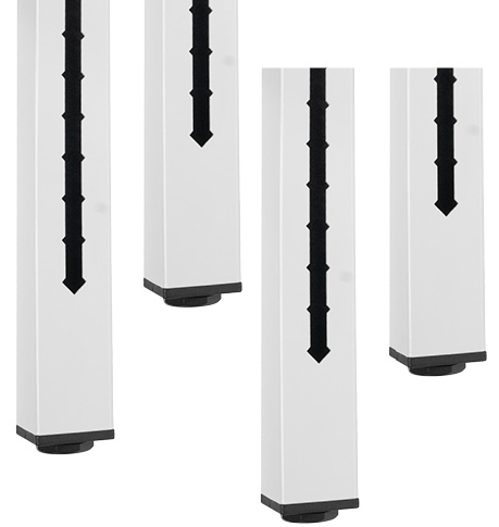 Höhenverstellset für Werkbänke und Werktische (4 Füße)